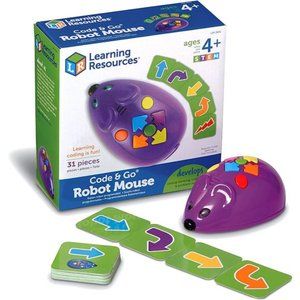 Code & Go Robot Mouse - 31 Pieces, Ages 4+, Coding STEM Toy for Kids